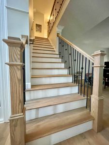 Staircase railings, posts and treads
